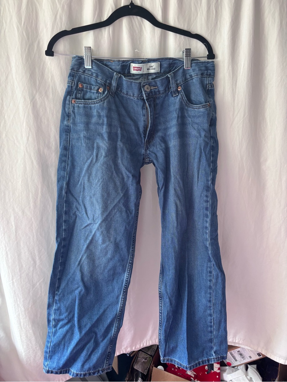 Levi's 550 Relaxed Blue Denim Jeans